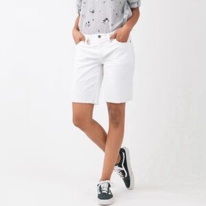 Garnet Hill Denim Shorts Cotton Size 10